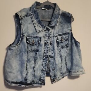 Cato Blue Denim Vest